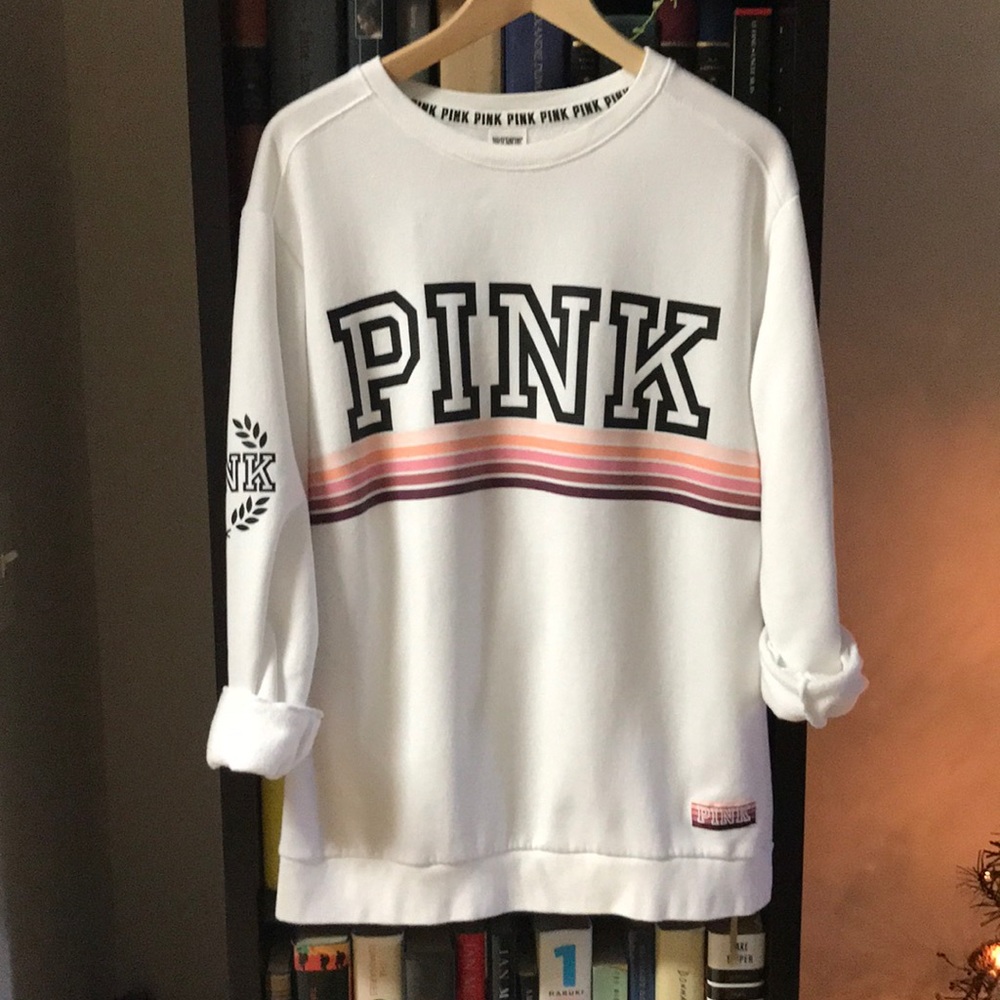 V.S. PINK • Crewneck Sweatshirt, XS (NWOT)